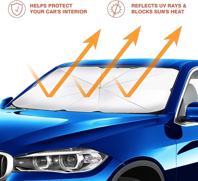 Car Windshield Sunshade Umbrella | Foldable Design