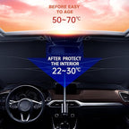 Car Windshield Sunshade Umbrella | Foldable Design